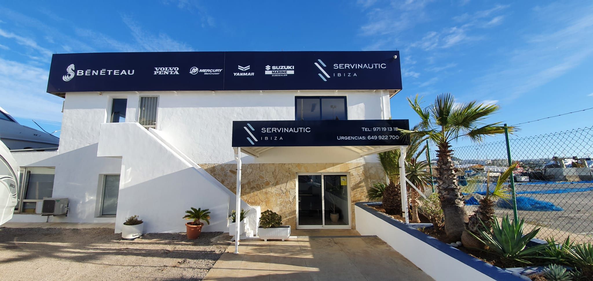 Servinautic Ibiza offices in the Fishing Dock