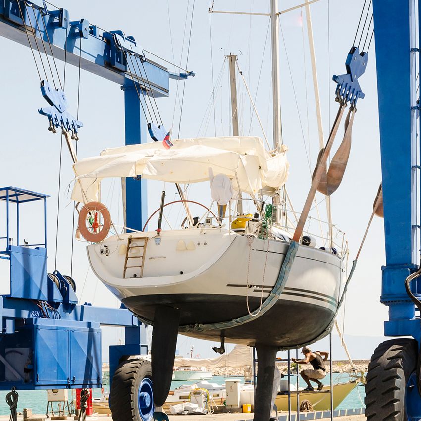 Dry dock wintering